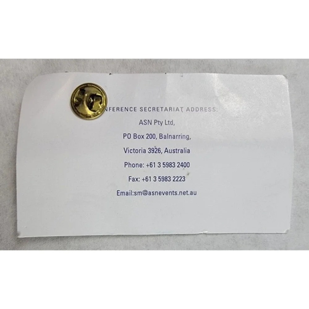 UITP 2000 Melbourne‎ Australia 5th Light Rail Conference Lapel Pin Tie Tack